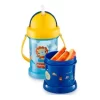Copo Infantil Treinamento C/porta Snack Playful Fisher Price Cor Azul - Image 2