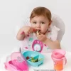 Kit Refeição Com Talher Foguete Rosa Buba - Imagem 3