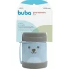 Pote Térmico Com Colher Gumy Azul - Buba Cor Cinza e azul Liso - Imagem 2