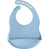 Babador Liso Azul Pega Migalhas Em Silicone 15639 - Buba Tamanho 3 meses - Image 2
