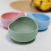 Bowl Em Silicone Com Ventosa Tigela Pote Alimentação Buba Verde - Imagem 2
