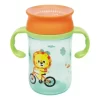 Copo De Treinamento 360° Bubazoo 300ml Com Alça E Tampa Buba - Imagem 3