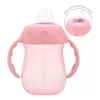 Copo De Treinamento Bico Silicone Com Alça 160ml Rosa Buba - Imagem 3