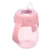 Copo De Treinamento Bico Silicone Com Alça 160ml Rosa Buba - Imagem 2