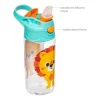 Garrafinha Tritan Buba Zoo Leãozinho 450ml Canudo / Silicone - Imagem 2