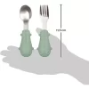Kit Alimentação Talheres Infantil Cabo Em Silicone Verde Buba - Image 2