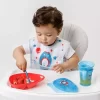 Kit Refeição Com Talher Foguete Azul Buba - Imagem 3