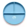Prato De Silicone Com Divisória Yummy Fisher Price Cor Azul