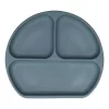 Prato De Silicone Com Divisórias Piccolo Azul - Infanti Lisa