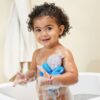 Esponja Banho Infantil Buba Bucha Macia Bichinhos Divertida Cor Azul Tubarão - Image 4