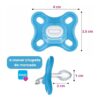 Chupeta Mam 100% Silicone Bem Pequena Comfort 0-2 M Bpa Free - Image 2