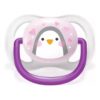 Chupeta Ultra Air Decorada 0-6 Meses Menino Menina Avent Cor Pinguim Branca - Image 3