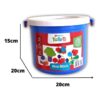Brinquedo Blocos Montar Tateti 21 Pçs Multicolor Riva Azul - Image 4