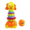 Brinquedo Zoo Argolas Tateti Calesita Ref.866 - Laranja Cor N.a