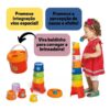 Baldinho Maluco Empilhável Brinquedo Educativo - Calesita - Imagem 3
