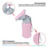 Mictório Portátil Infantil De Bebê Criança 350ml Elefantinho Cor Rosa - Image 2