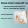 Bomba Extratora Tira Leite Materno Manual + Mamadeira Buba - Imagem 2