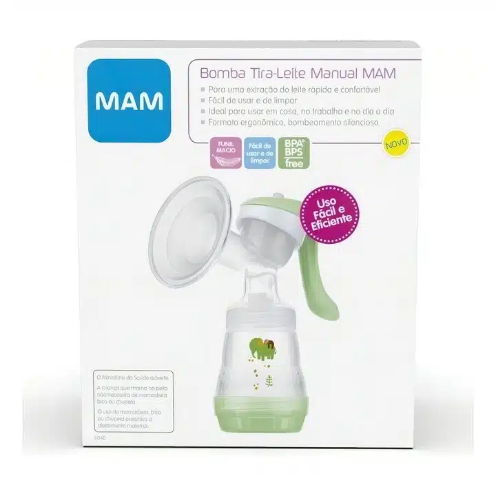 Bomba Extratora Manual De Leite Materno Breast Pump Mam - Image 3