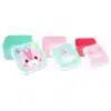 Kit 3 Potinhos Unicornio Bubazoo Lanche Lancheira Infantil - Image 2