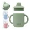 Copo De Treinamento Infantil Em Silicone C/ Tampa 120ml Buba