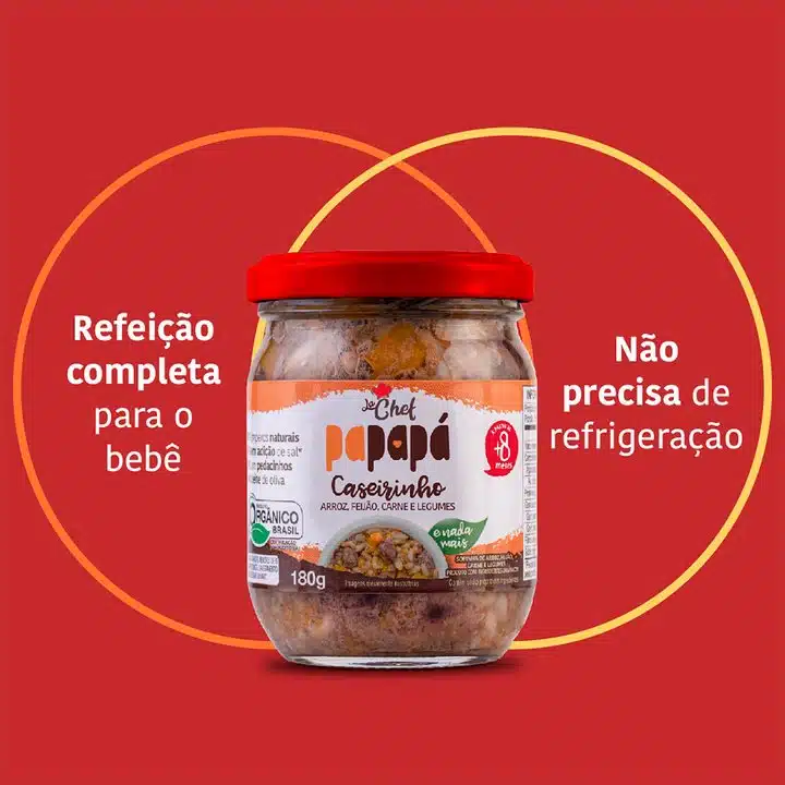 Sopinha Bebê Papapá Comida Infantil Lachef Caseirinho 180g - Image 3