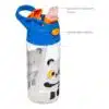 Garrafa Infantil Tritan 450ml Bubazoo Bico Silicone Panda - Image 2