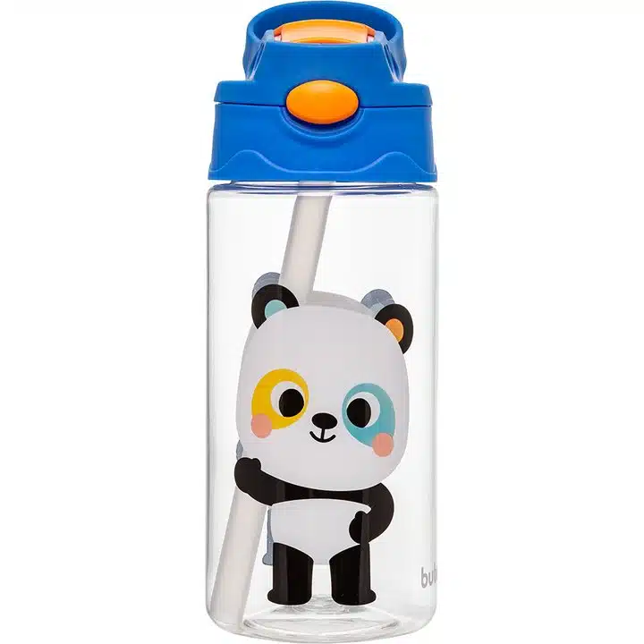 Garrafa Infantil Tritan 450ml Bubazoo Bico Silicone Panda - Image 3