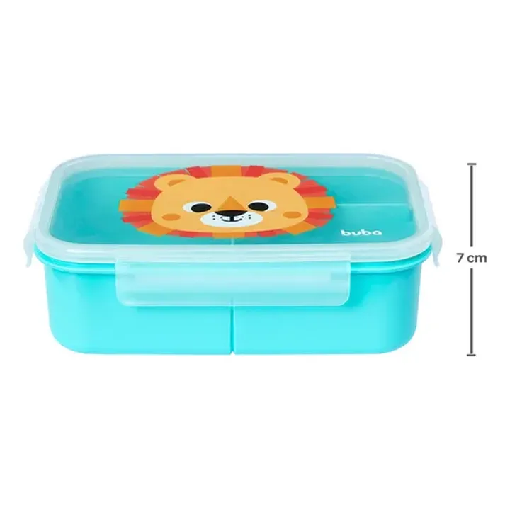 Bento Lunchbox Com Divisórias Buba Zoo Leão Buba - Imagem 2